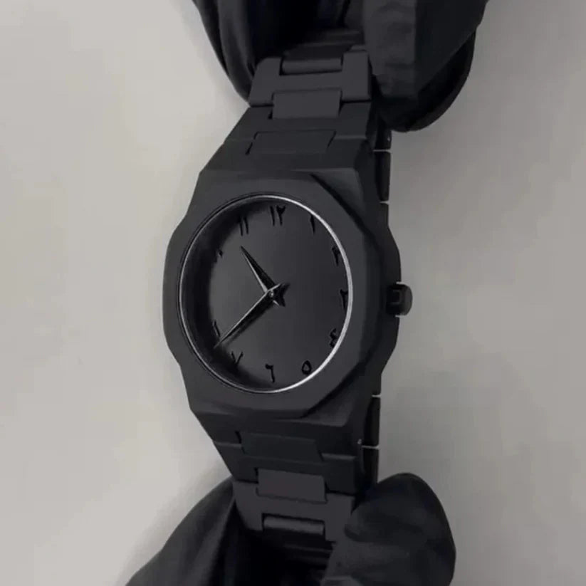 Black Arabic Aura Watch