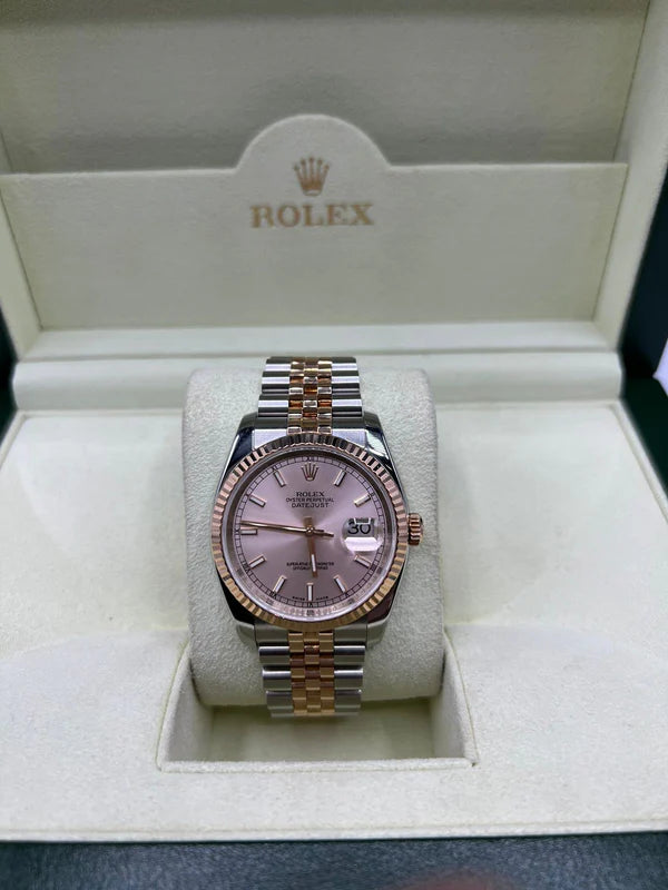 ROLEX {Rolex Oyster Perpetual Datejust Rose Gold}